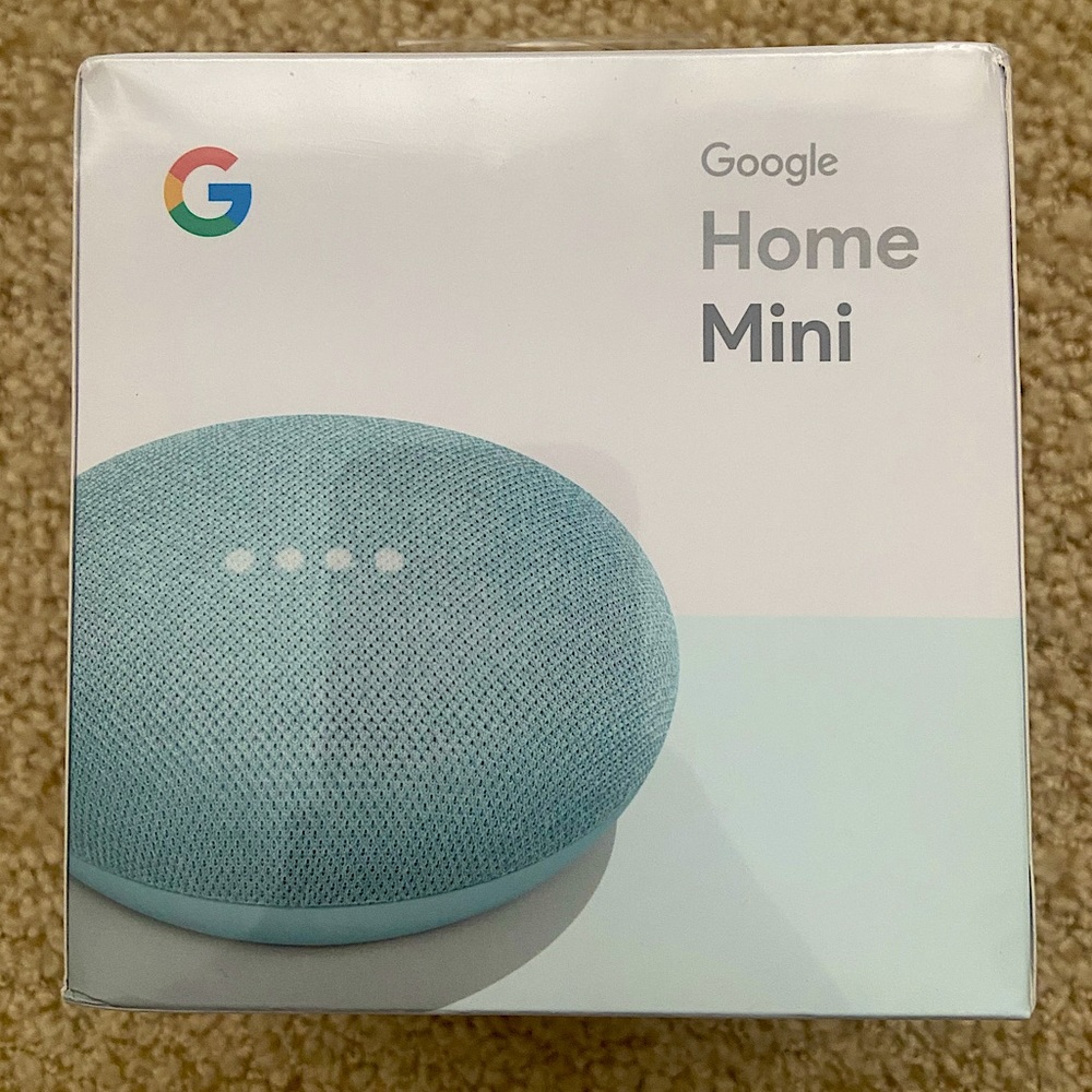 Google Home Mini (Aqua)